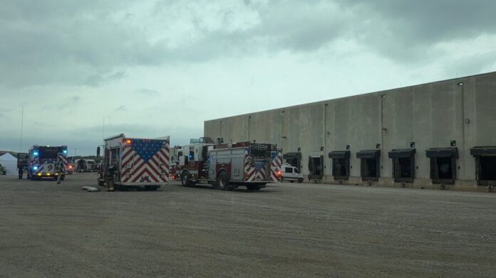 Fire crews knock down lithium-ion battery fire at Del City warehouse
