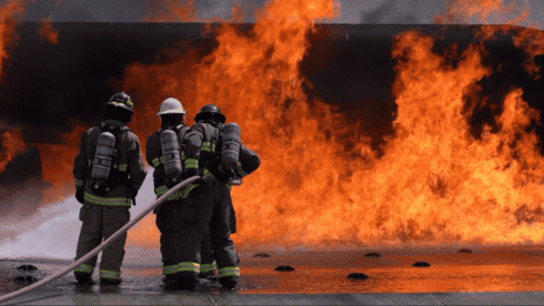 Helena's airport firefighting training center draws crews from across North America