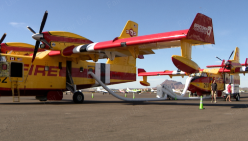 Jones Fire: A look inside the Super Scooper planes dropping 6,000 gallons of water