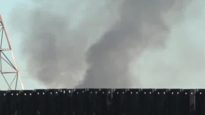 Marsh fire produces large smoke plume in St. Bernard Parish