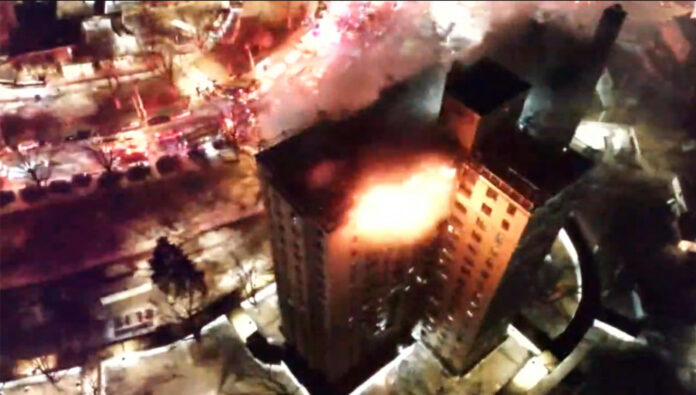 Massive Explosion at NYC Home Sends Police Officers Flying