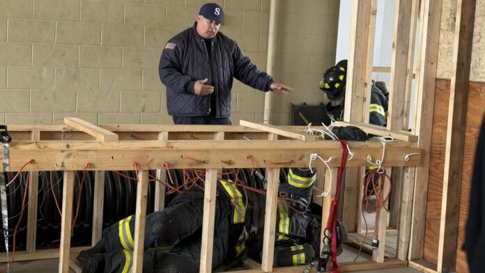 Springfield vocational students build firefighter training props for real-world rescues