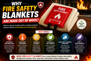 Why Fire Safety Blankets Are Made Out of Wool