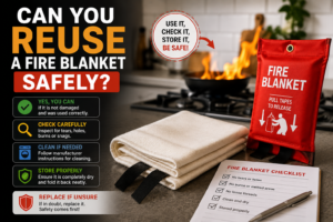 Can you reuse a fire blanket?