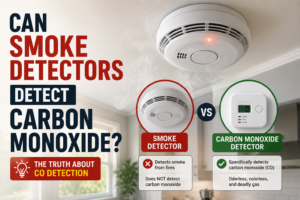 Can smoke detectors detect carbon monoxide? Learn the difference between smoke alarms and carbon monoxide detectors, how they work, and why both are essential for home safety.