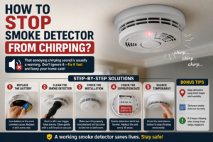 How to Stop Smoke Detector from Chirping?