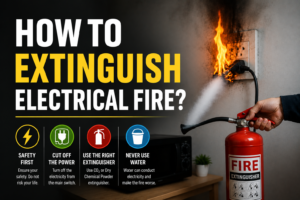 How to Extinguish Electrical Fire?