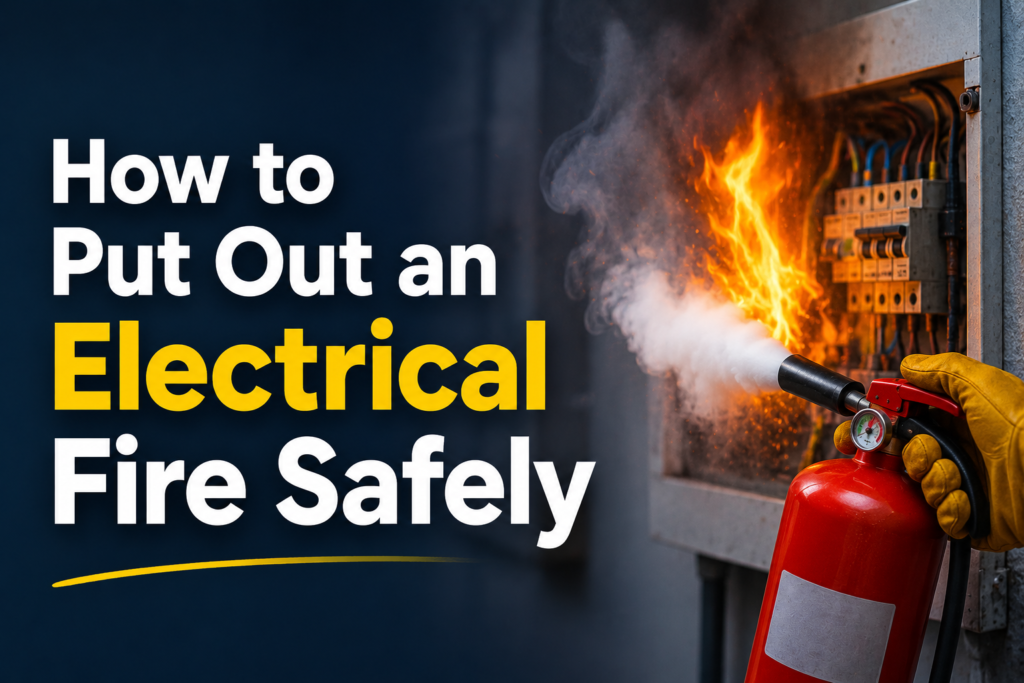 How to Put Out an Electrical Fire Safely